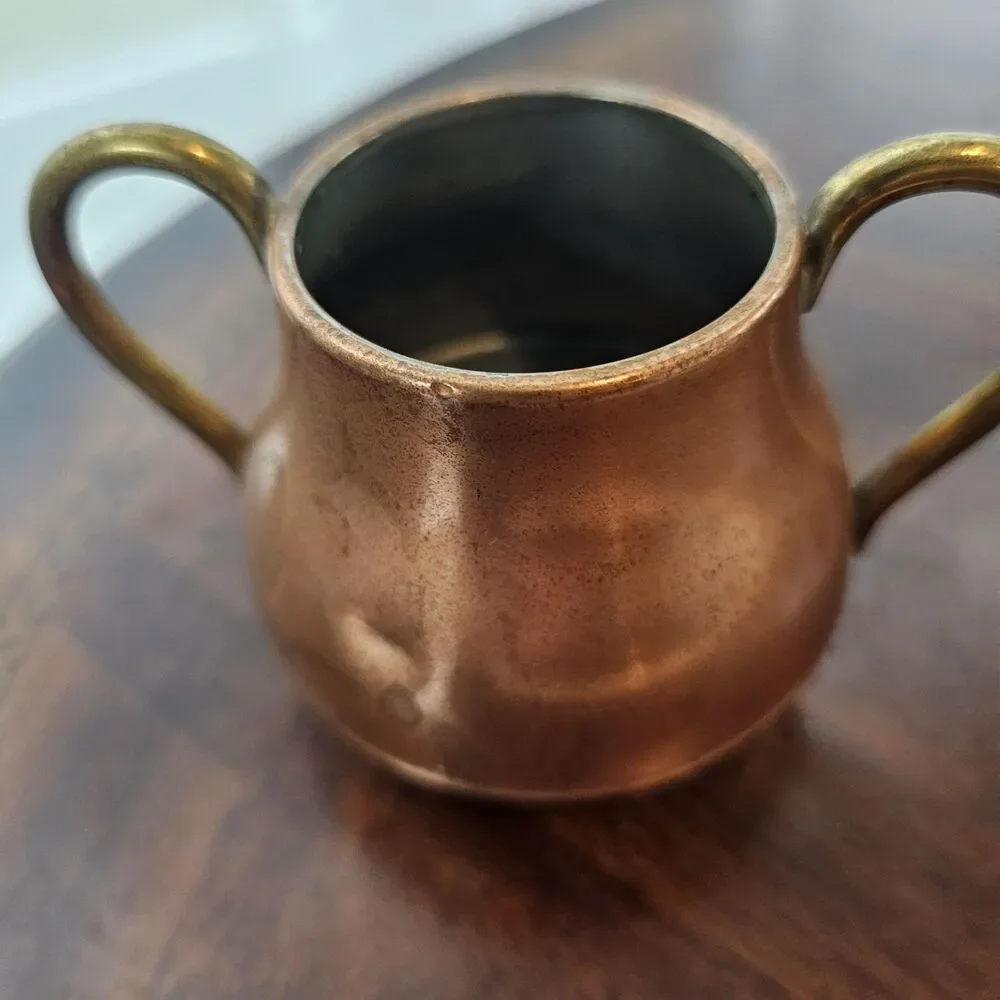 Vintage 1950s/60s Copper & Brass Vessel – Made in Japan